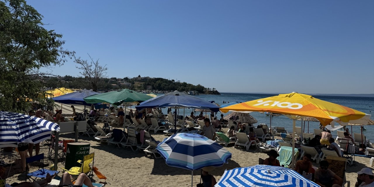 Trakya'da sahillerde bayramın son gününde yoğunluk yaşandı