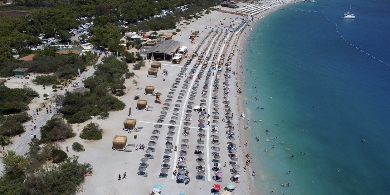 Muğla sahillerinde bayramın son gününde yoğunluk sürdü