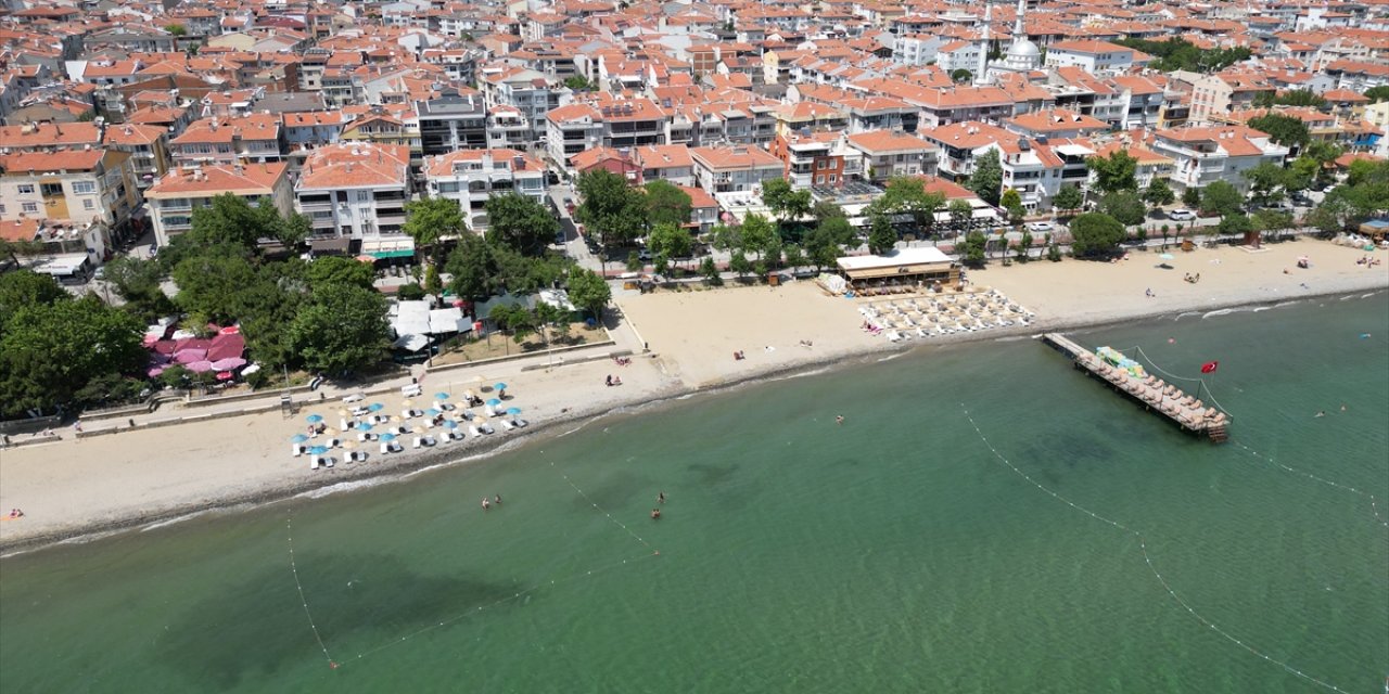 Şarköy 18 yıldır mavi bayraklı plajlarıyla tatilcileri ağırlıyor