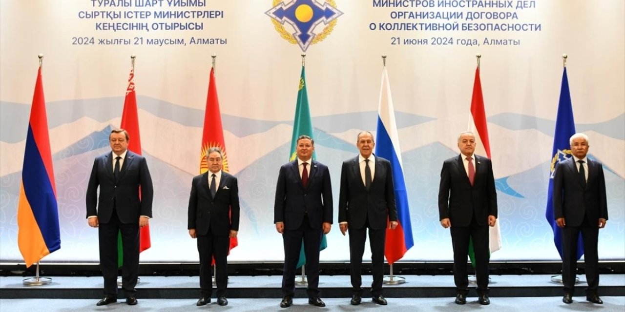 Kazakistan'da Kolektif Güvenlik Antlaşması Örgütü Dışişleri Bakanları Toplantısı yapıldı