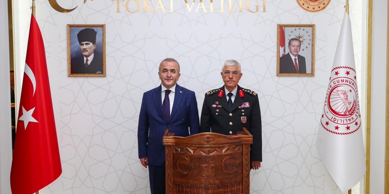 Jandarma Genel Komutanı Orgeneral Çetin'den Tokat Valisi Hatipoğlu'na ziyaret