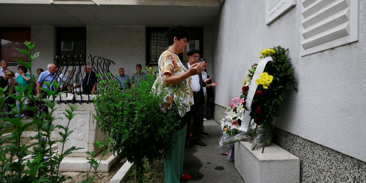 Saraybosna'daki Bakareva Sokağı'nda Sırplar tarafından öldürülen 7 çocuk törenle anıldı
