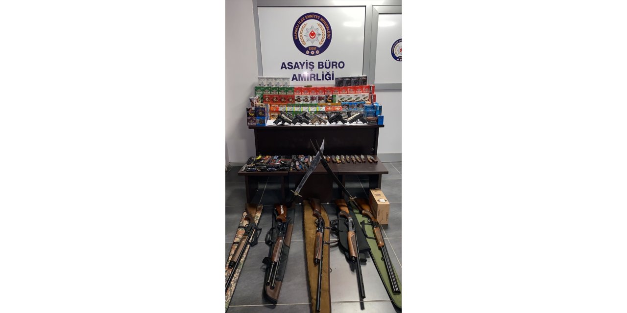 Tekirdağ'da belgesiz silah ticareti yapan zanlı gözaltına alındı