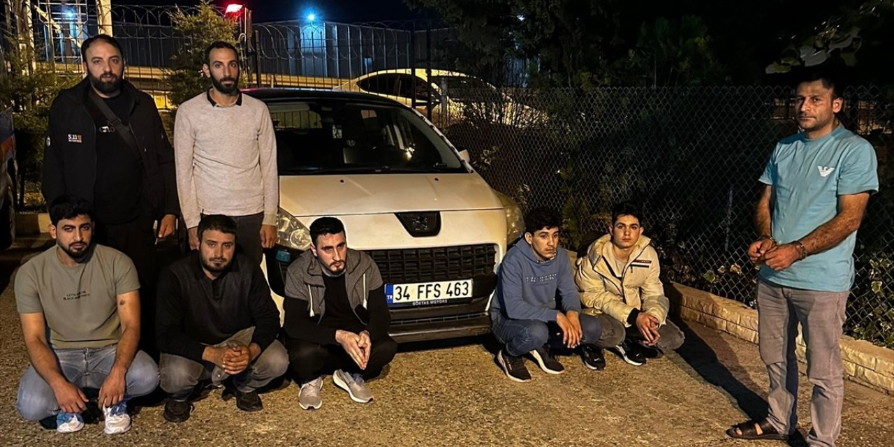 Tekirdağ'da bir araçta 7 düzensiz göçmen yakalandı