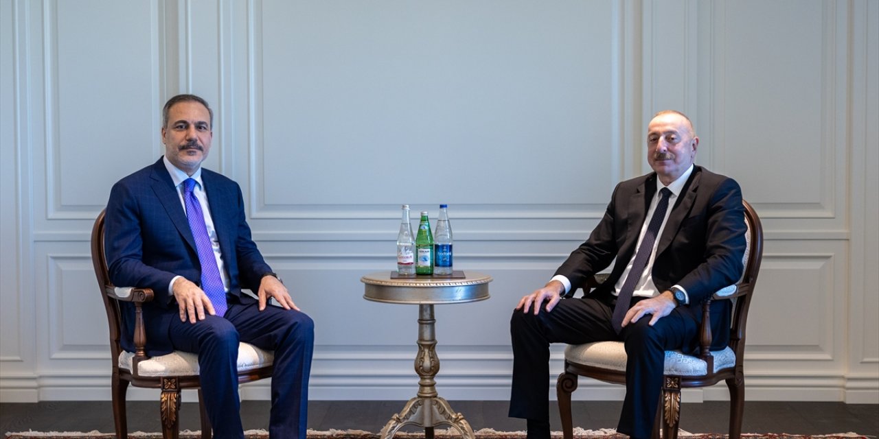 Aliyev ve Fidan, Ermenistan'la ilişkileri müzakere etti