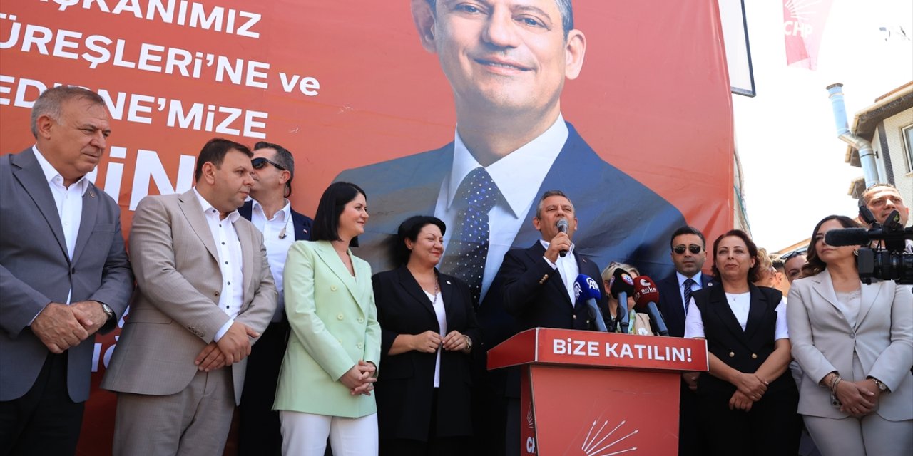CHP Genel Başkanı Özel, Edirne'de ziyaretlerde bulundu: