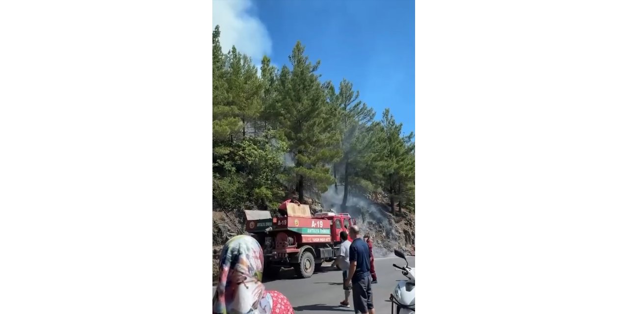 Alanya’da çıkan orman yangını kontrol altına alındı