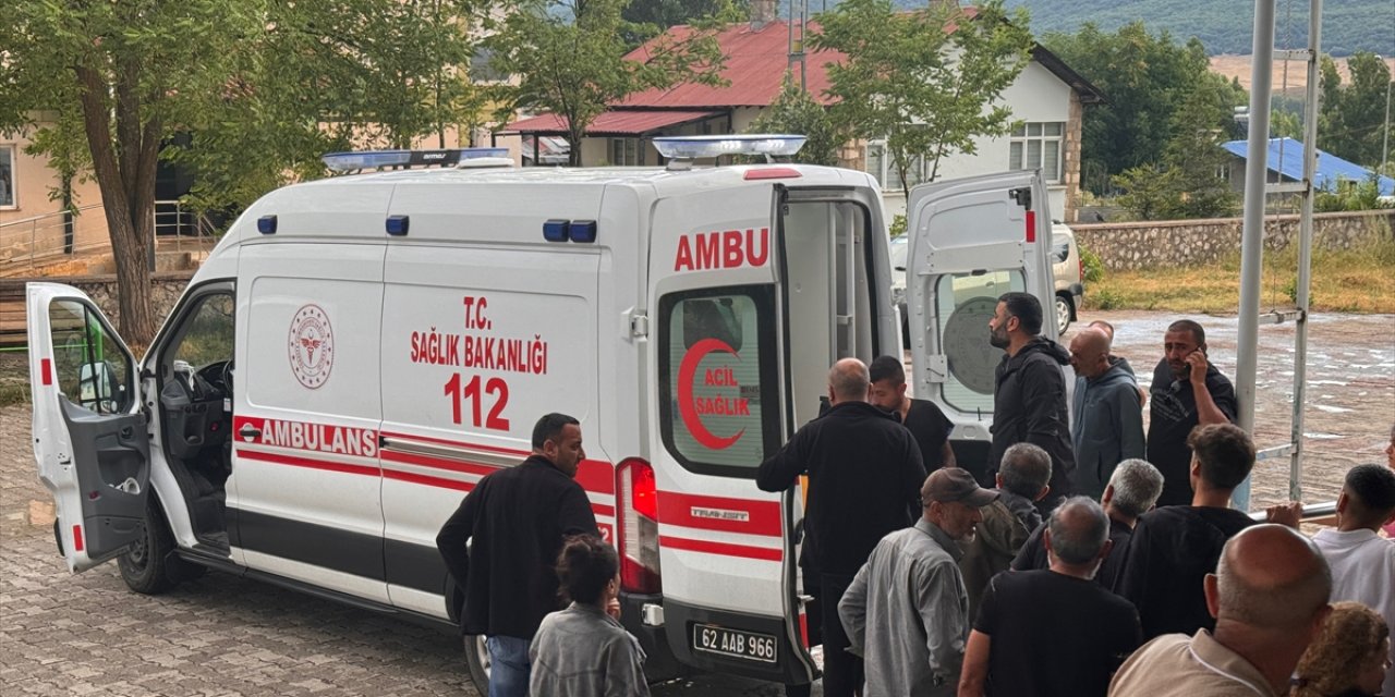 Tunceli'de yıldırım isabet eden 2 kişi yaralandı