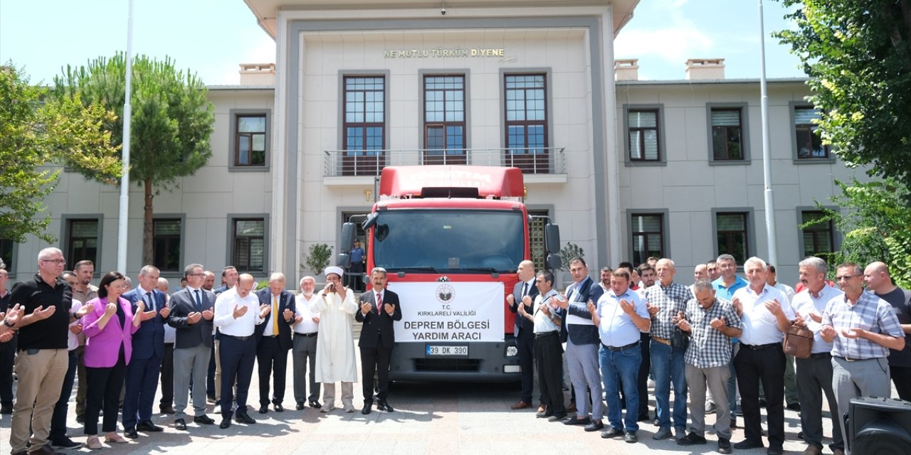 Kırklareli'nden depremin etkilediği illere 7 ton kavurma ve peynir gönderildi