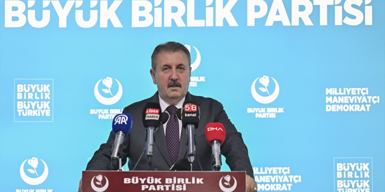 BBP Genel Başkanı Destici basın toplantısı düzenledi: