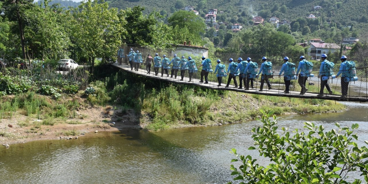 Ordu'da aşırı yağışta kaybolan kişiyi kurtarma tatbikatı yapıldı