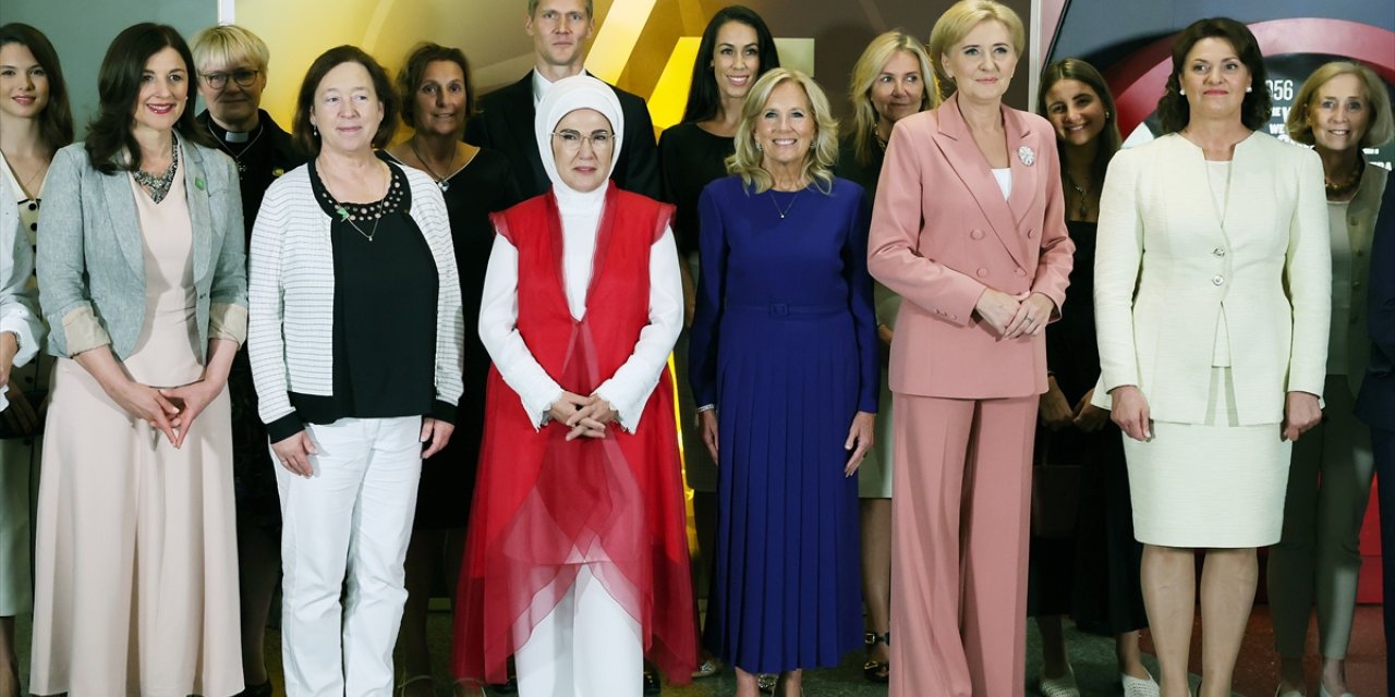 Emine Erdoğan, Jill Biden'ın ev sahipliğindeki resepsiyona katıldı