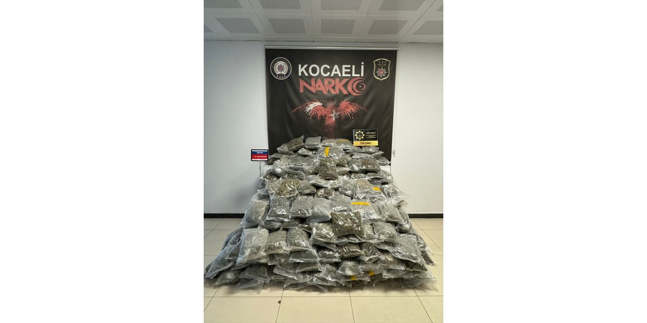 Kocaeli'de tırın dorsesinde 116 kilogram sentetik uyuşturucu ele geçirildi