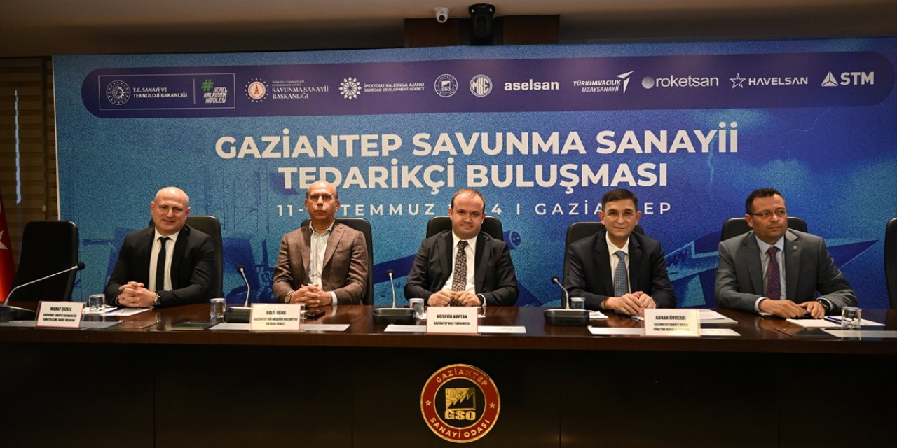 Gaziantep'te savunma sanayi firmalarının temsilcileri ile sanayiciler buluştu