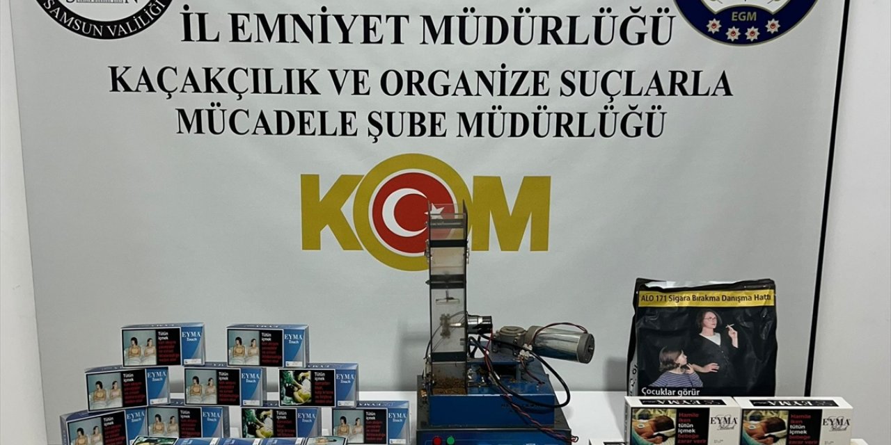 Samsun'da kaçakçılık operasyonunda 2 şüpheli yakalandı