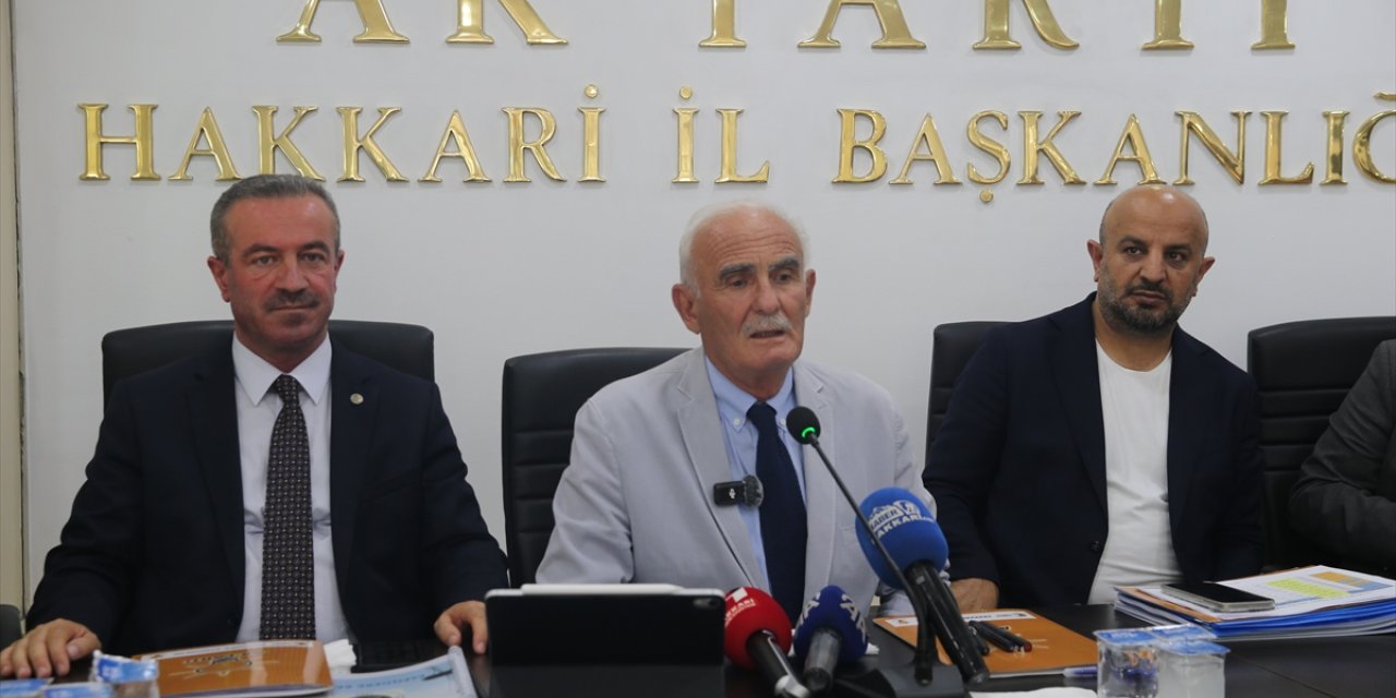 AK Parti Genel Başkan Yardımcısı Yılmaz, Hakkari'de konuştu: