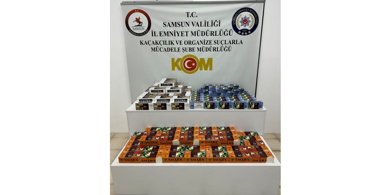 Samsun'da uyuşturucu ve kaçakçılık operasyonunda 2 kişi yakalandı