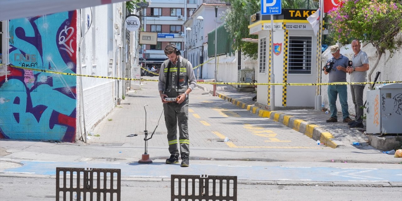 İzmir'de 2 kişinin elektrik akımına kapılıp ölmesine ilişkin görüntüler ortaya çıktı