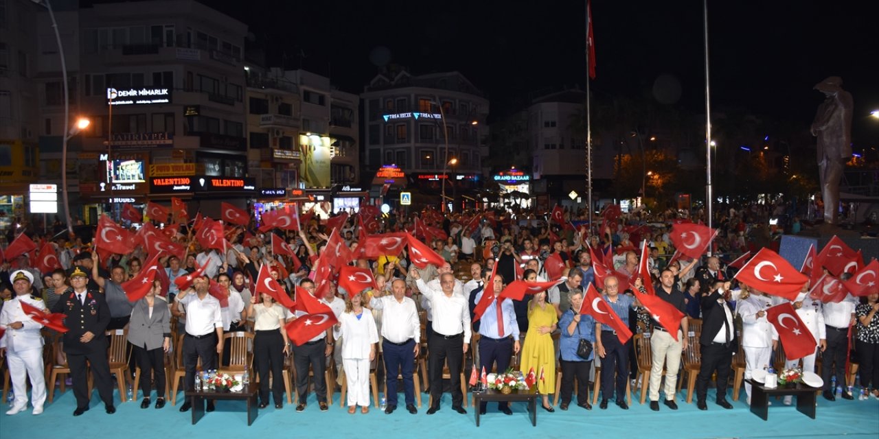 Marmaris'te 15 Temmuz Demokrasi ve Milli Birlik Günü etkinlikleri düzenlendi