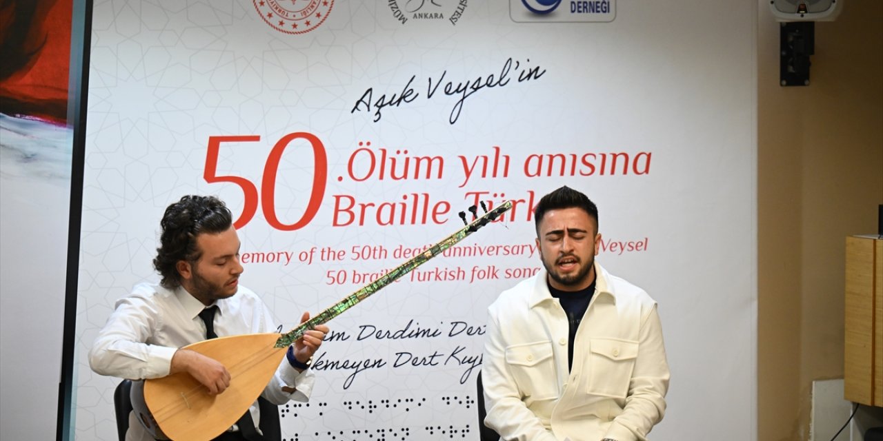 "Aşık Veysel'in Vefatının 50. Yılı Anısına Braille Türkü Kitabı" tanıtıldı