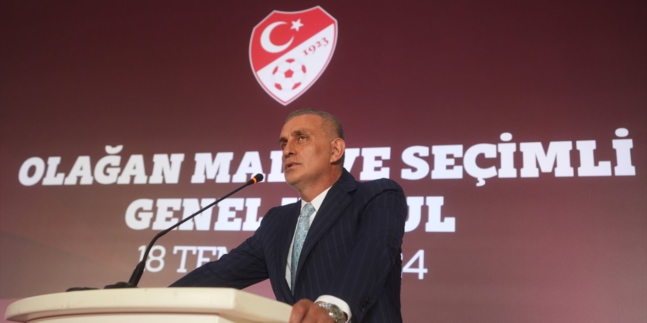 TFF'nin yeni başkanı İbrahim Hacıosmanoğlu, teşekkür konuşması yaptı: