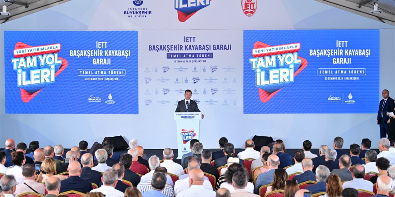 İETT Başakşehir Kayabaşı Garajı'nın temeli atıldı