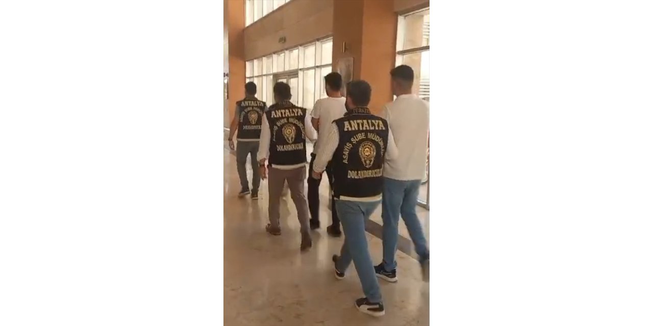 Antalya'da telefonda dolandırıcılık zanlısı tutuklandı