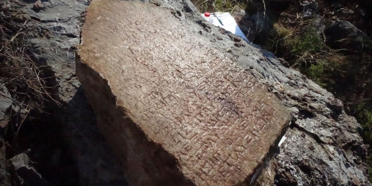 Bozburun'da "Kaletepe Yazıtı" bulundu