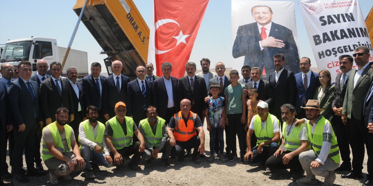 Ulaştırma ve Altyapı Bakanı Abdulkadir Uraloğlu, Şırnak'ta konuştu: