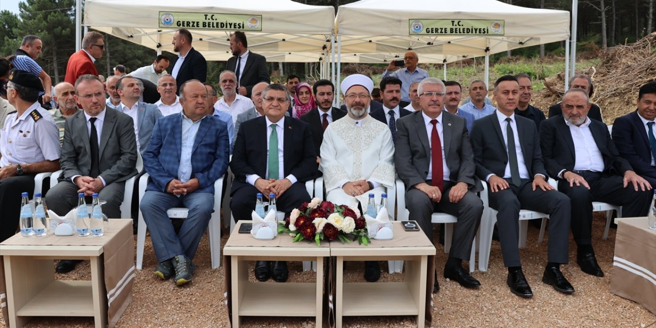 Diyanet İşleri Başkanı Erbaş, Sinop'ta cami temel atma törenine katıldı: