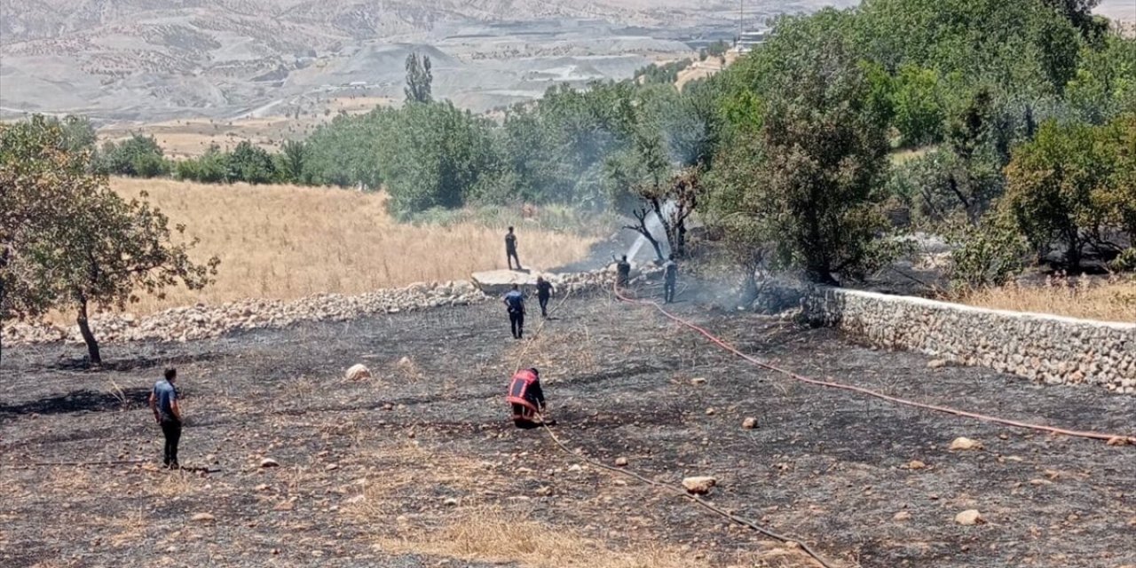 Şırnak'ta çıkan örtü yangını söndürüldü