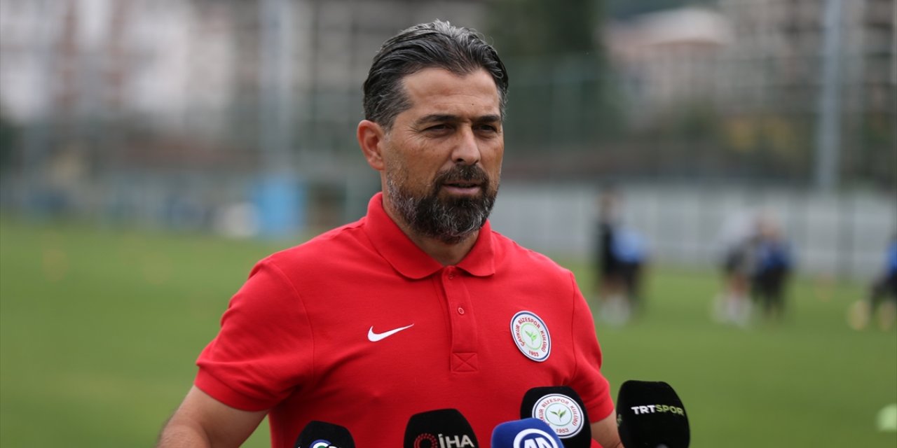 Çaykur Rizespor Teknik Direktörü Palut, yeni sezon hazırlıklarını değerlendirdi: