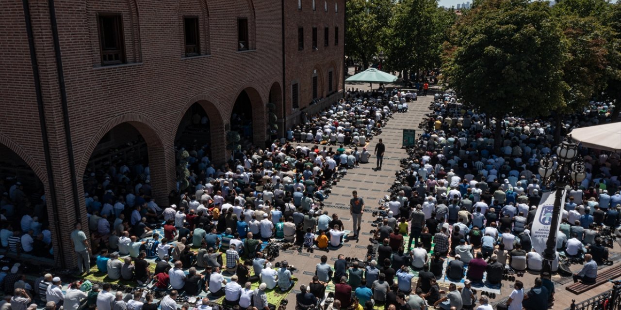 Ankara'da Hamas Siyasi Büro Başkanı Heniyye için gıyabi cenaze namazı kılındı