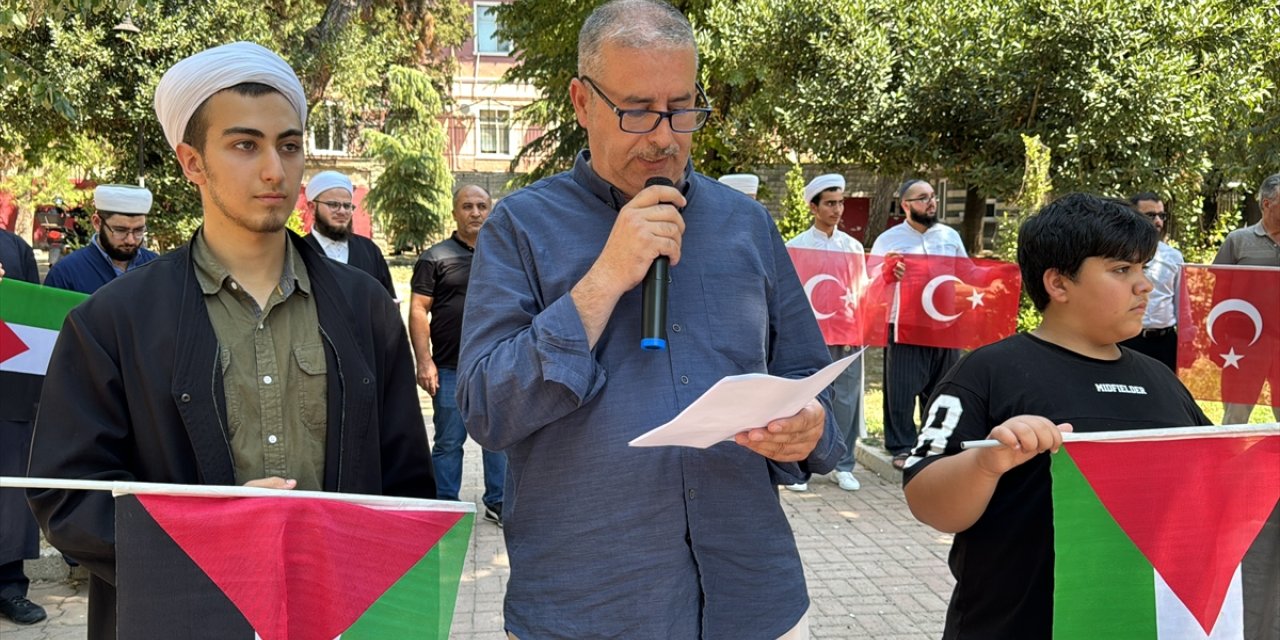 Kırklareli'nde Heniyye suikastı protesto edildi