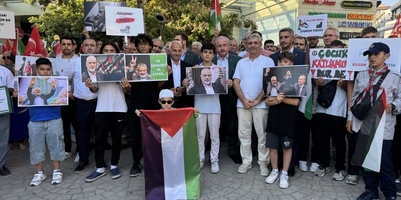 Edirne ve Tekirdağ'da Heniyye suikastı protesto edildi