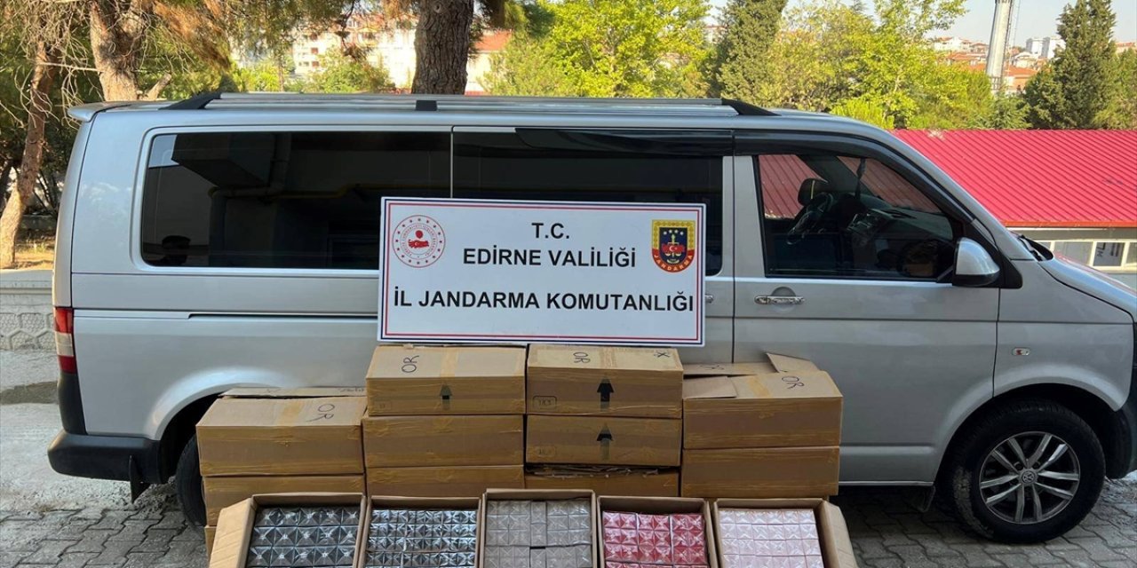 Edirne'de 1204 şişe sahte parfüm ele geçirildi