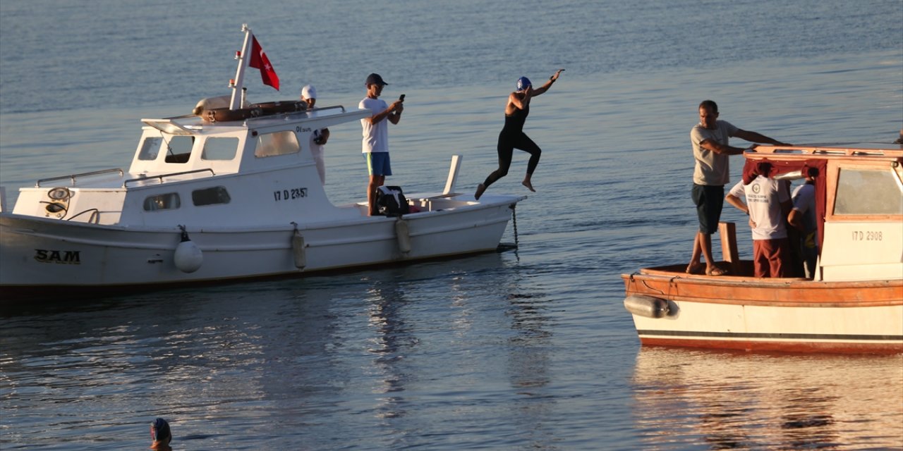 3. Gökçeada Açık Deniz Yüzme Maratonu tamamlandı