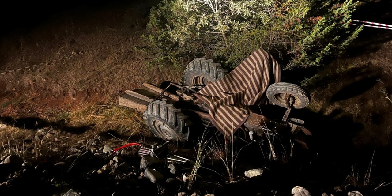 Çorum'da devrilen traktörün sürücüsü öldü