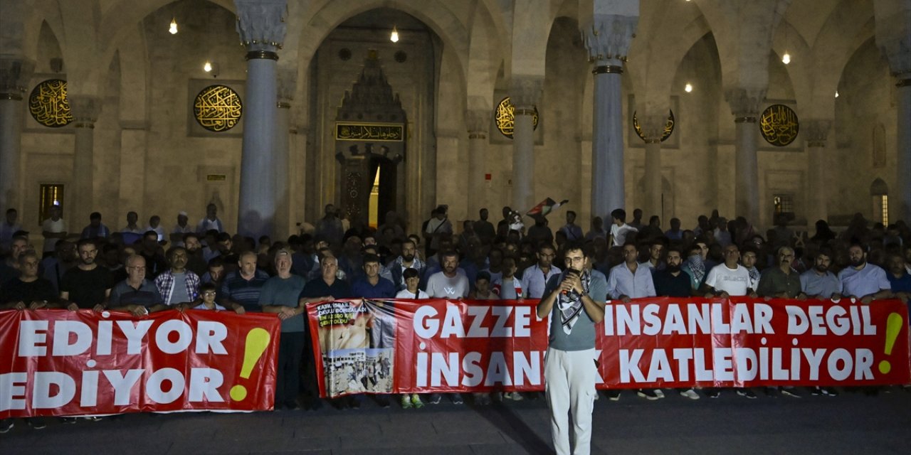 Ankara Filistin Dayanışma Platformu İsrail'i protesto etti