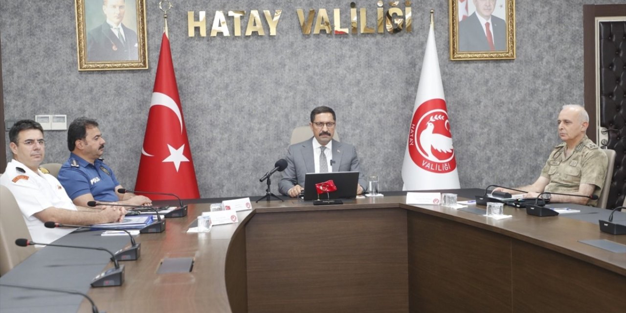 Hatay'da Asayiş ve Güvenlik Toplantısı yapıldı