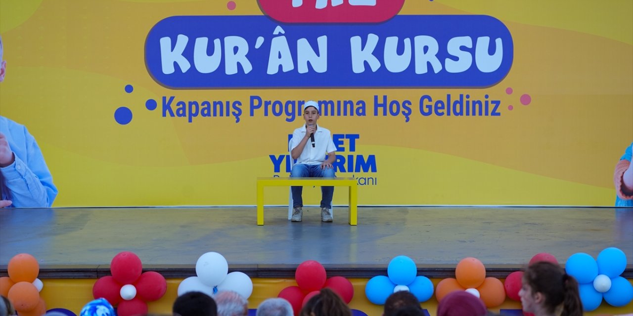 Ümraniye'de yaz Kur'an kursları kapanış programı düzenlendi