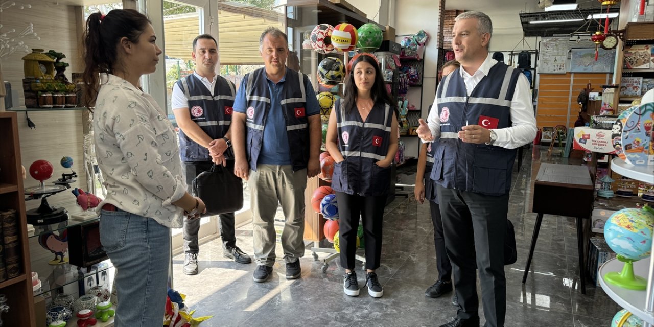 Tekirdağ'da kırtasiye ve zincir marketlerde denetim