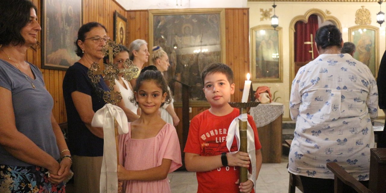 Hatay'da "Meryem Ana'nın Göğe Yükseliş Günü" ayini yapıldı