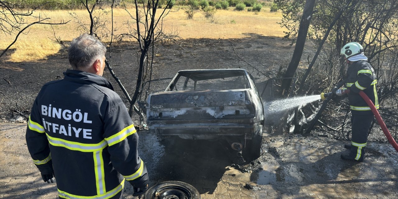 Bingöl'de ağaçlara çarpan otomobildeki 2 kişi yaralandı