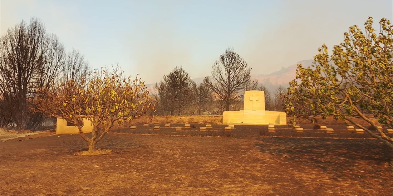 GÜNCELLEME 4 - Çanakkale'nin Eceabat ilçesindeki orman yangınına müdahale ediliyor