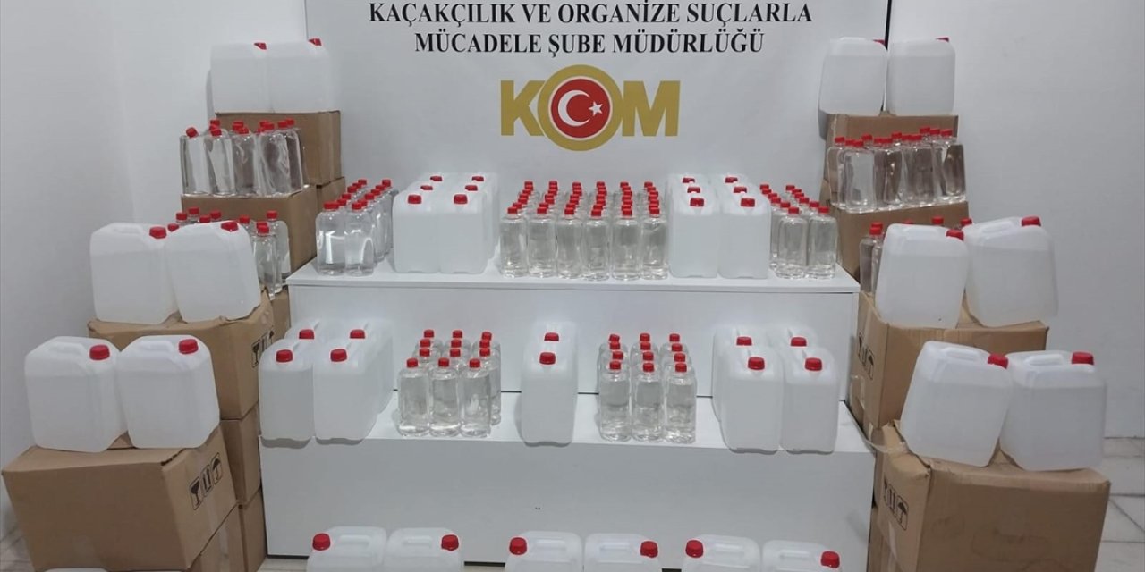 Samsun'da 1000 litre etil alkol ele geçirildi