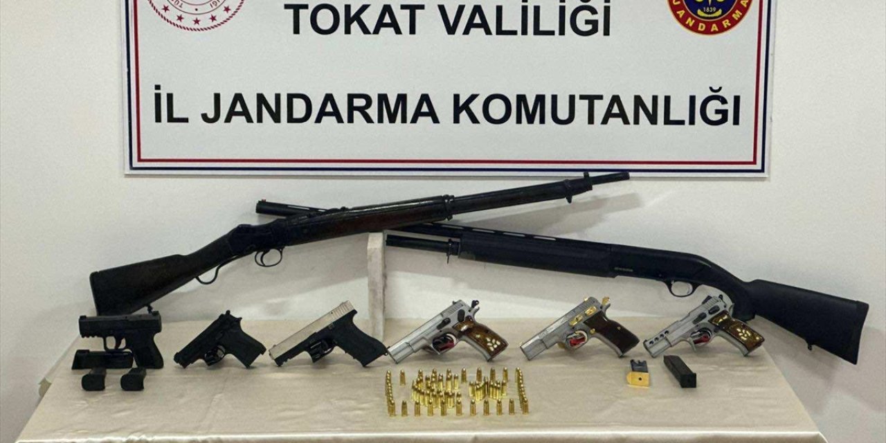 Tokat'ta silah ve uyuşturucu operasyonlarında 4 kişi tutuklandı