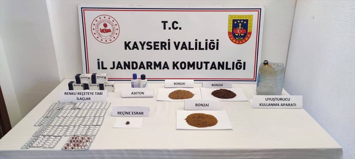 Kayseri'de tarım işçisinin çadırından sentetik uyuşturucu çıktı