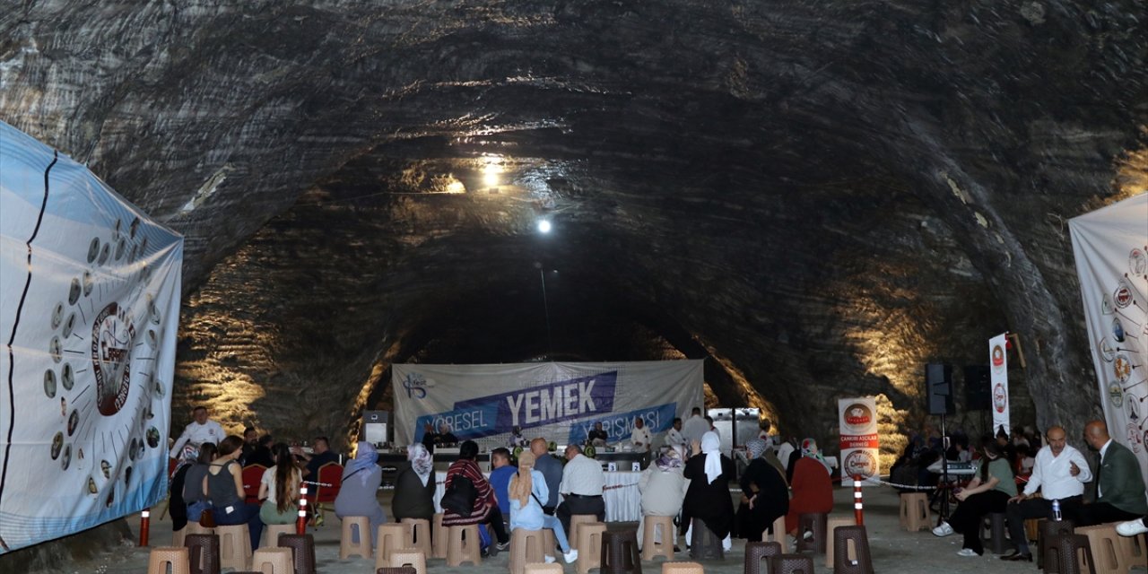 Çankırı'da tencereler yerin 150 metre altında yöresel lezzetler için kaynadı