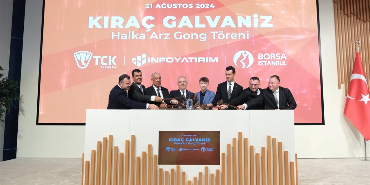 Borsa İstanbul'da gong Kıraç Galvaniz için çaldı